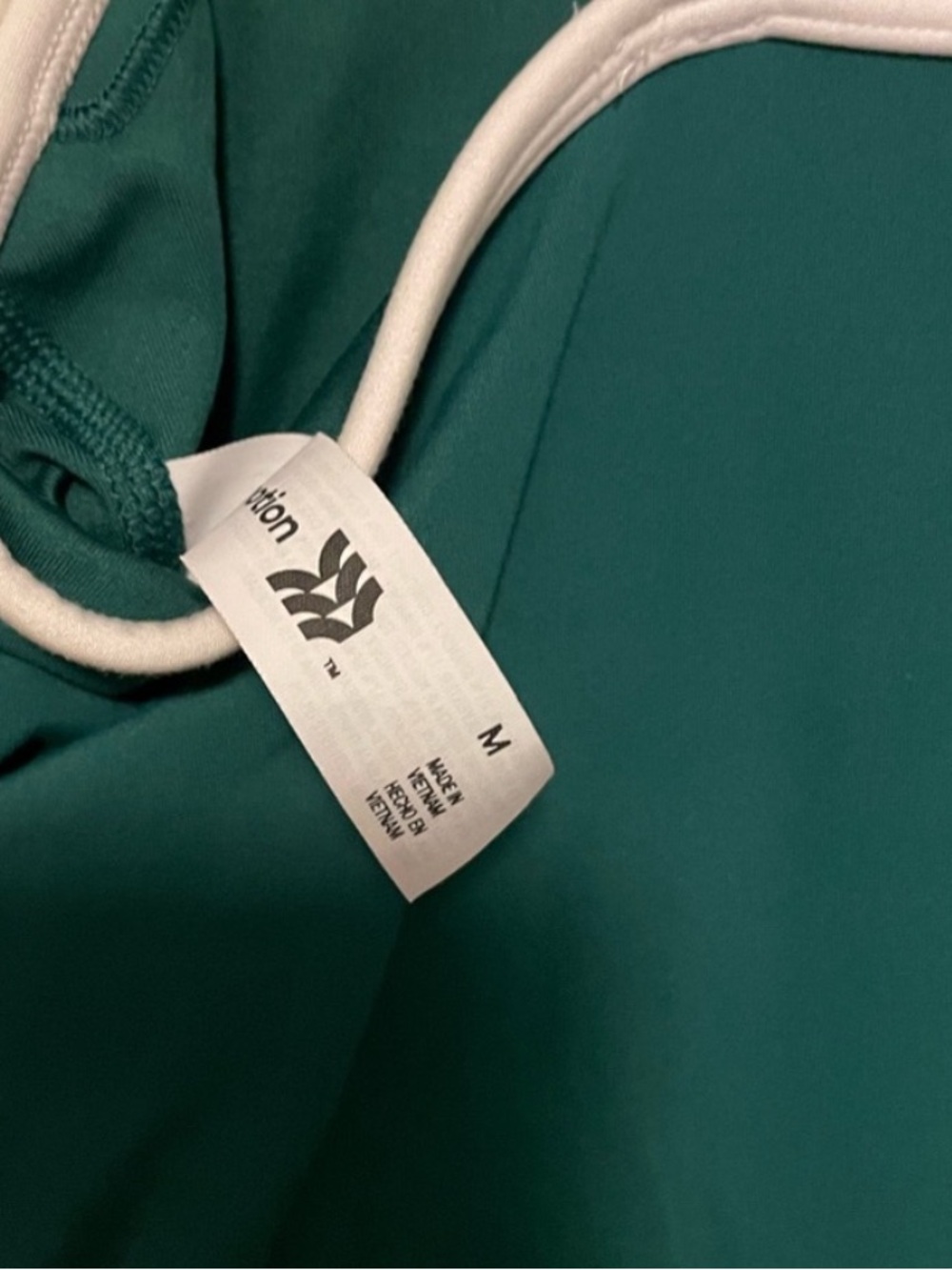 all in motion Green Mini Dress with White Trim - Picture 5 of 5